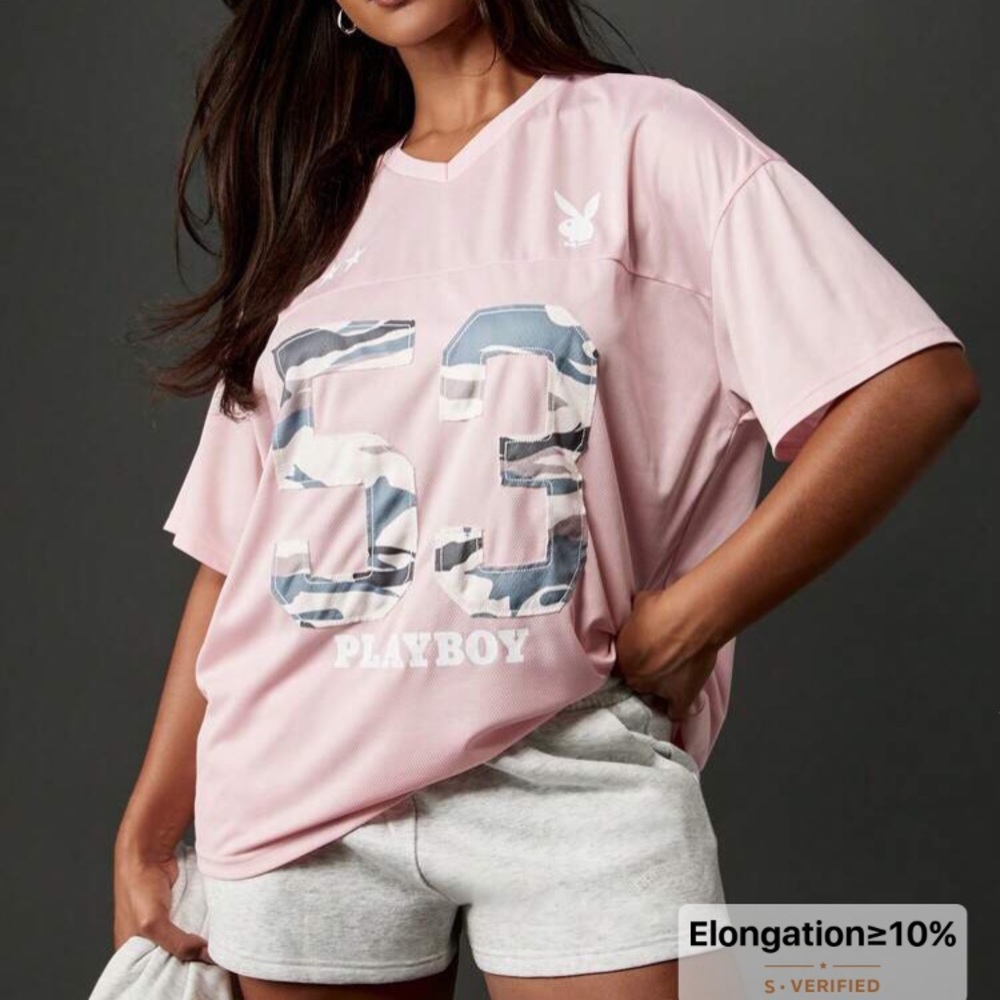 Playboy Pink Camo Number Tee
